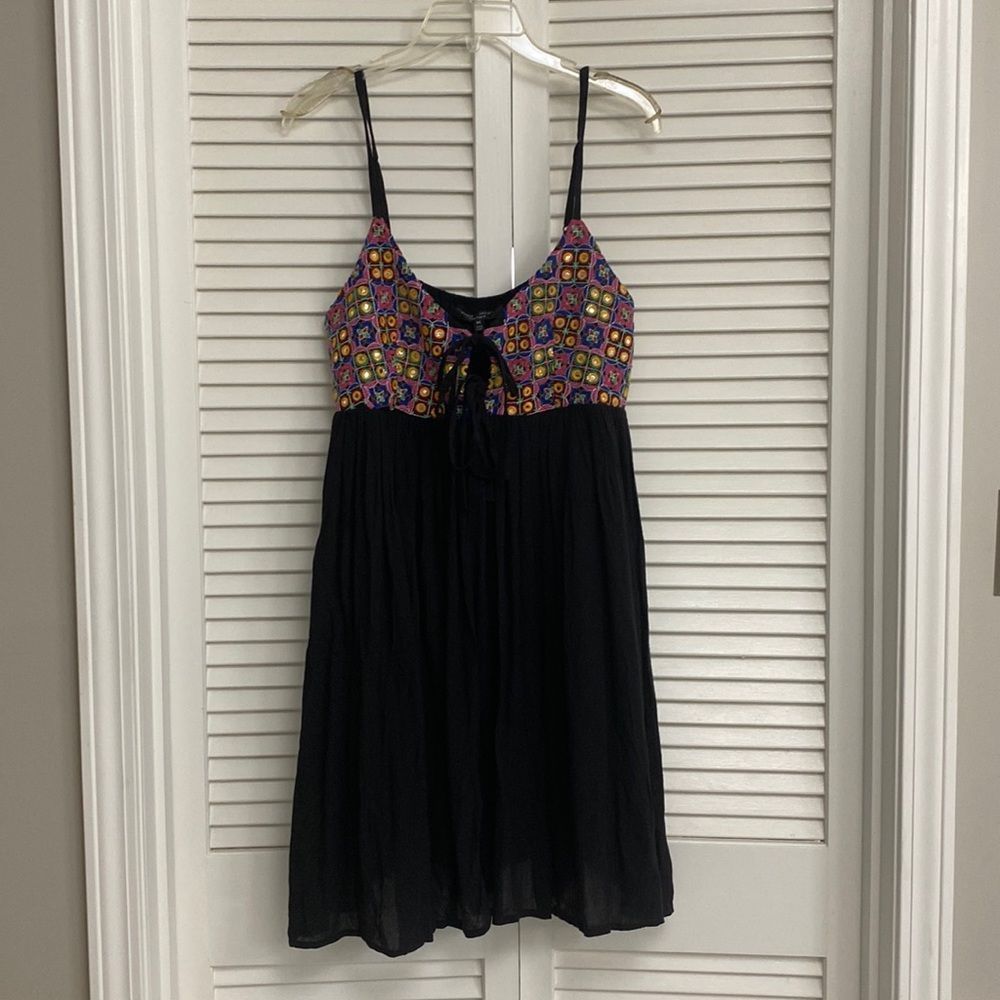Romeo + Juliet Couture black dress with mirror detail